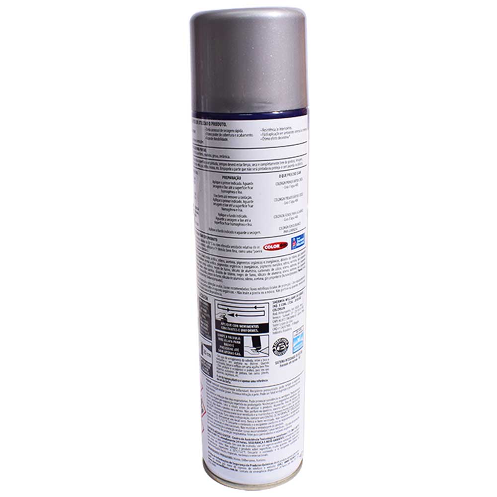 Tinta Spray Uso Geral 8581 Alumínio 360ml Colorgin